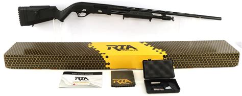 Additionally it features lightweight aluminum receiver with a 26" Barrel and 5 + 1 capacity. . Ria 410 pump shotgun